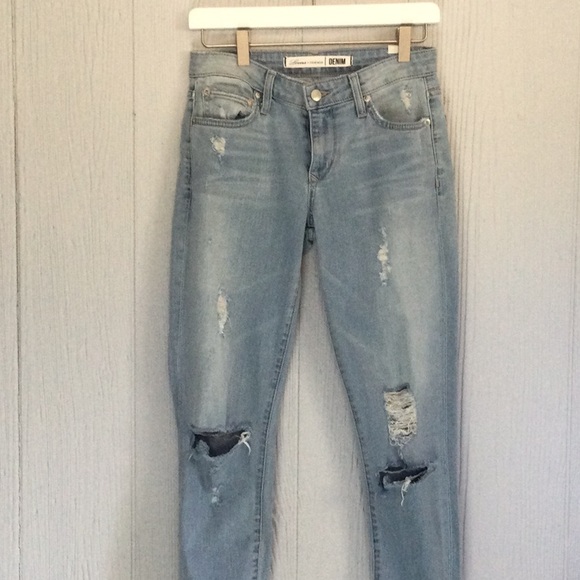 Lovers + Friends Ricky Mid Rise Skinny Jeans in Hamilton Wash - Picture 4 of 10